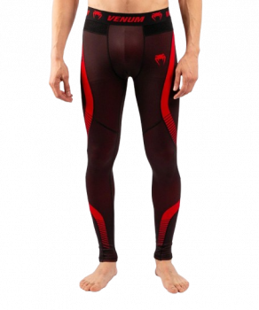 Venum Spats Kompressionshose NoGi 3.0 rot/schwarz